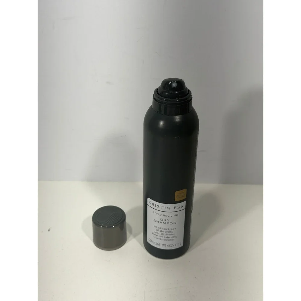 Kristin Ess Style Reviving Dry Shampoo 4oz Oil Absorbing Vitamin Enriched Spray